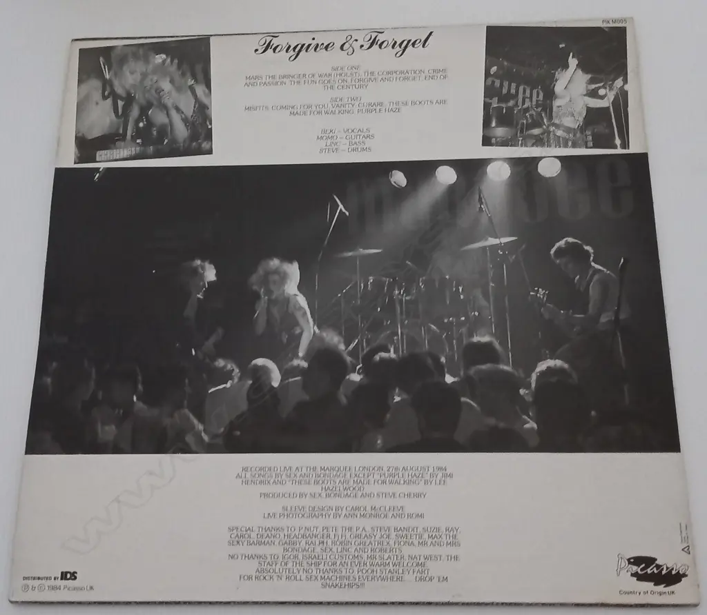 Ligotage, Forgive & Forget Image 1++